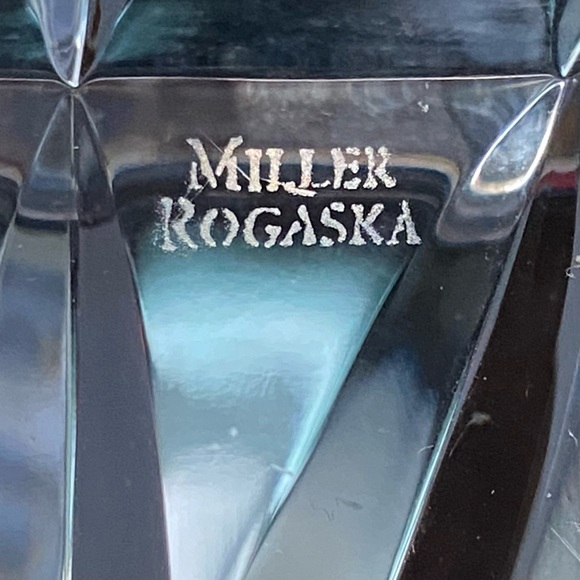 Miller Rogaska Lead Crystal Box With Cover Vintage Cut Glass 6” X 4” Jewelry - Picture 6 of 16